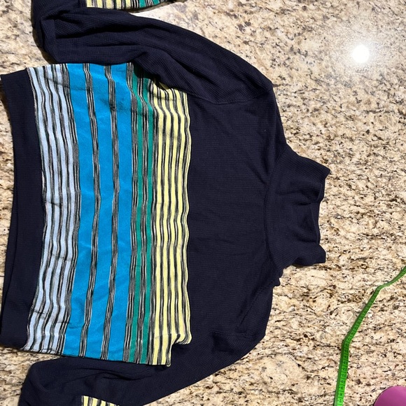 Free People Mountain Mama Striped Layering Top - Picture 7 of 14